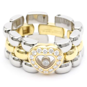 Chopard Happy Diamonds 82/8402-20 White Gold (18K),Yellow Gold (18K) Fashion Diamond Band Ring Gold