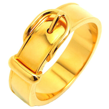 HERMES Suntulle Women's/Men's Scarf Ring GP Gold