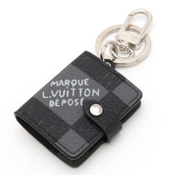 LOUIS VUITTON Porte Cle Carnet Damier Archives Notebook Keychain Keyring Bag Charm M00480