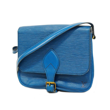 LOUIS VUITTON Shoulder Bag Epi Cartesiere M52245 Toledo Blue Ladies