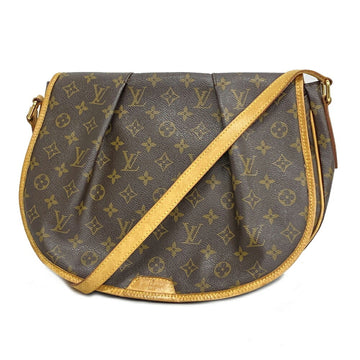 LOUIS VUITTON Shoulder Bag Monogram Menilmontant MM M40473 Brown Ladies