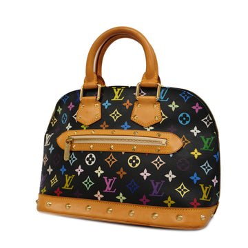 LOUIS VUITTONAuth  Monogram Multicolore Alma M92646 Handbag Noir