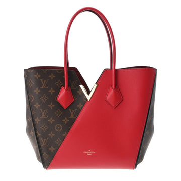 Louis Vuitton Monogram Kimono MM Red/Brown M40459 Women's Canvas Leather Tote Bag