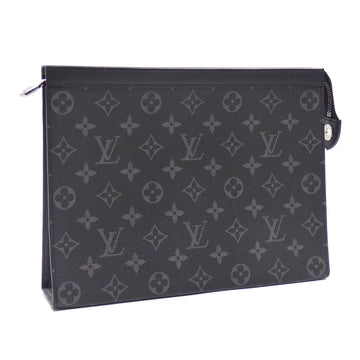 LOUIS VUITTON Clutch Bag Monogram Eclipse Pochette Voyage MM Men's M61692 Second