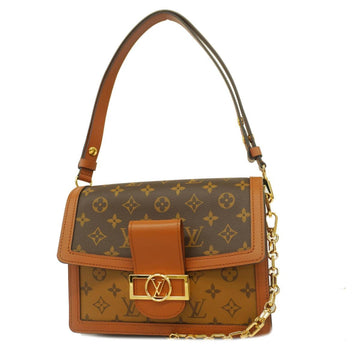 LOUIS VUITTON Shoulder Bag Monogram Reverse Dauphine MM M45958 Brown Ladies