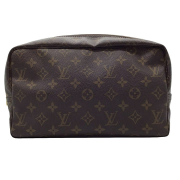 LOUIS VUITTON Monogram Truth Toilette 28 M47522 Brown Pouch Second Bag Case Travel Women's Men's Unisex