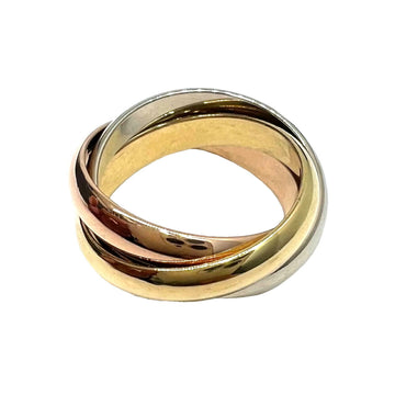 CARTIER Trinity Ring #53 [No. 13] 12.5g 750 K18YG K18PG K18WG K18 Three Gold Yellow Pink White Ladies