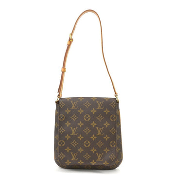 LOUIS VUITTON Shoulder Bag Monogram Musette Salsa Short Canvas Brown Women's M51258