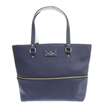 KATE SPADE leather tote bag blue ladies