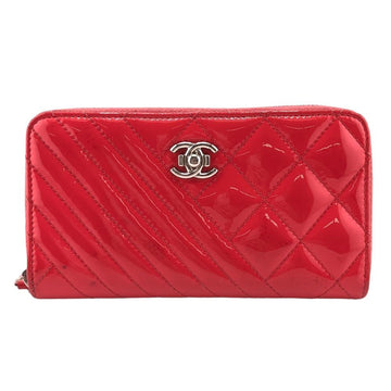 CHANEL No. 22 Coco Mark Long Wallet Pink Women's