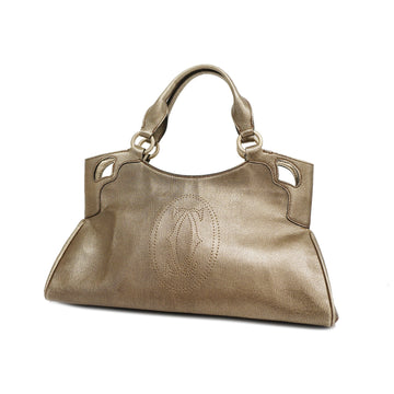 CARTIERAuth  Marcello Women's Leather Handbag Gold