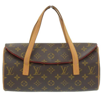 LOUIS VUITTON Monogram Sonatine Handbag M51902 Brown Women's