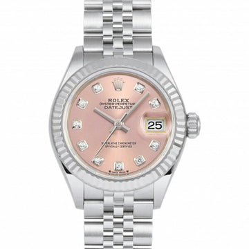 ROLEX Datejust Lady 28 279174G Pink Dial Watch Ladies