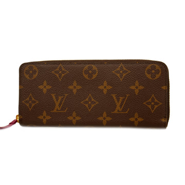 LOUIS VUITTONAuth  Monogram Portofeuil Clemence M60742 Women's Long Wallet