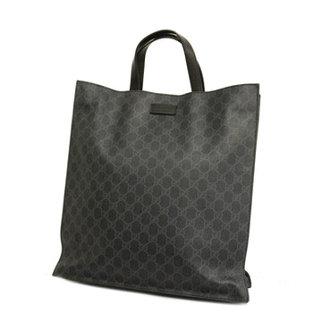 GUCCIAuth  Tote Bag 495559 Women's GG Supreme,Leather Black