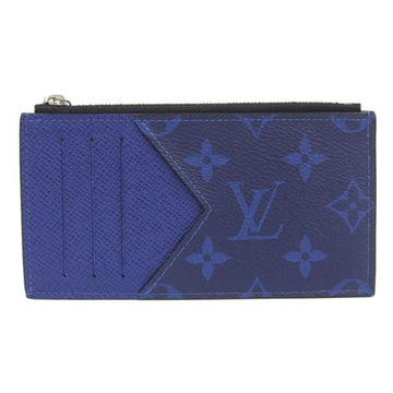 LOUIS VUITTON Taigarama Coin Card Holder Case M30270 Navy Men's