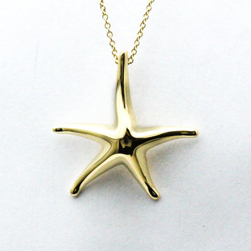 TIFFANY Starfish Yellow Gold [18K] No Stone Men,Women Fashion Pendant Necklace [Yellow Gold]
