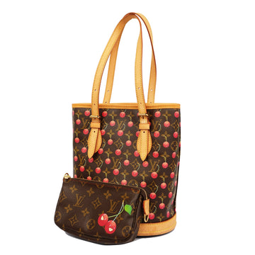 LOUIS VUITTONAuth  Monogram Cherry Bucket PM M95012 Women's Handbag,Tote Bag