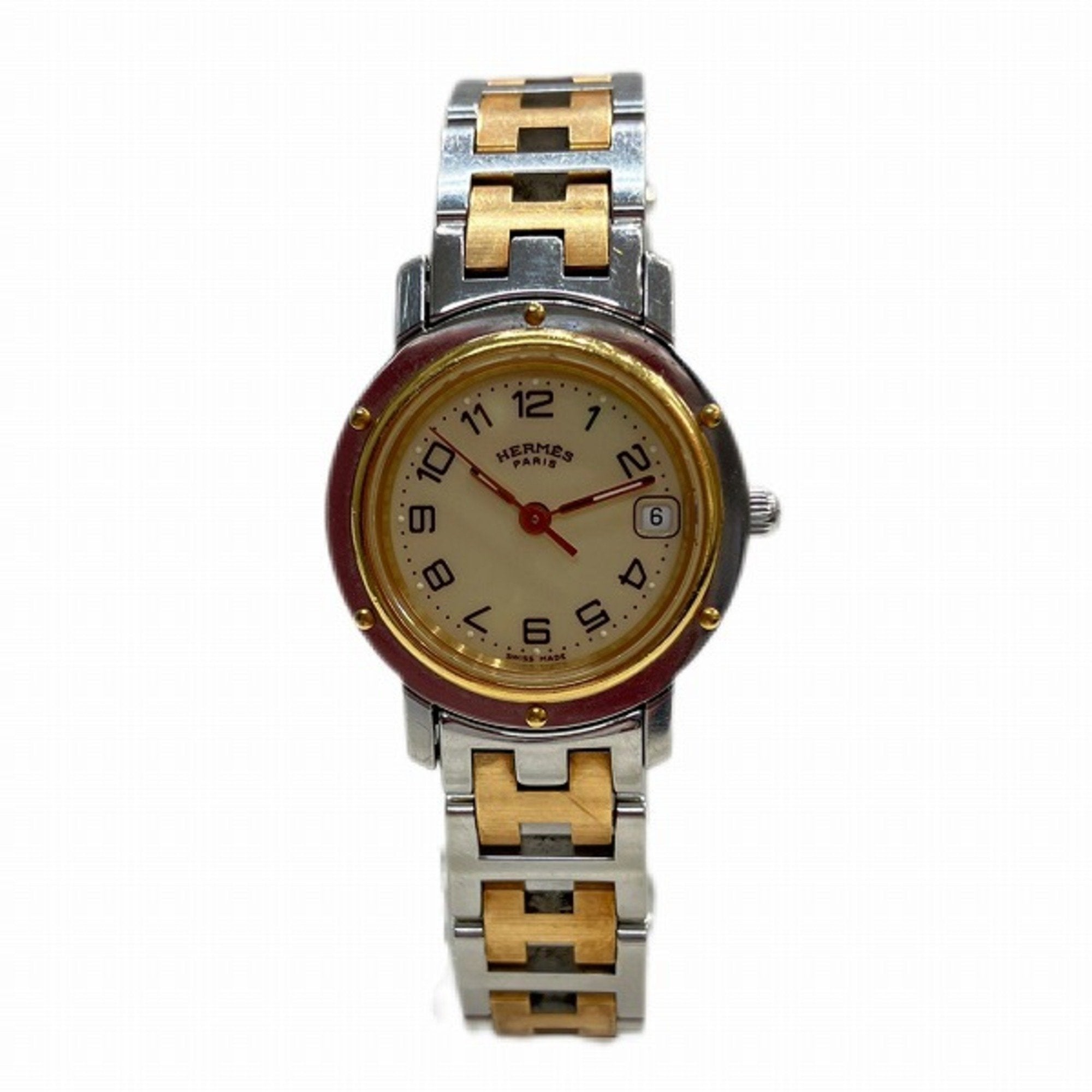 HERMES Clipper CL4.220 Quartz Watch Ladies