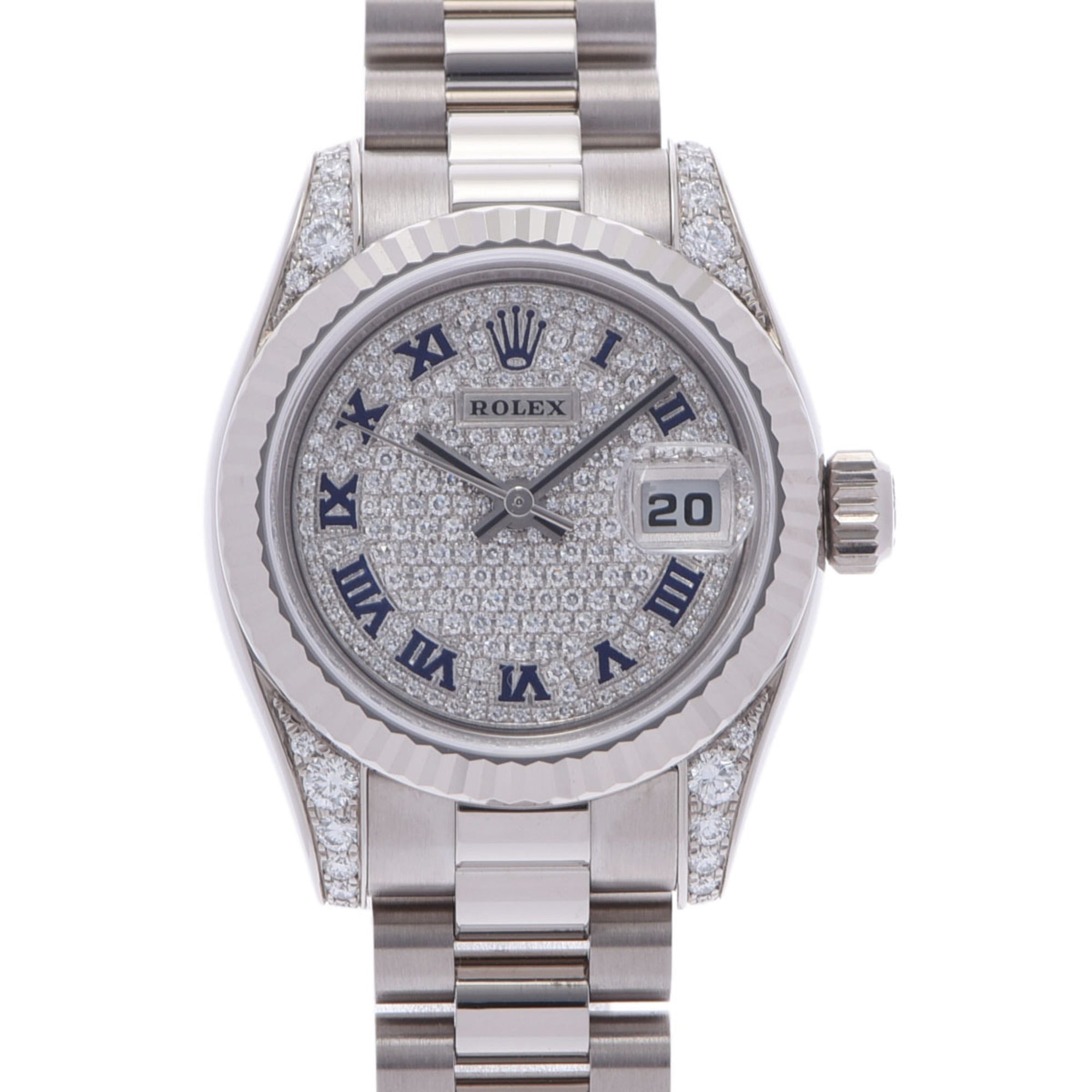 Women's rolex 2024 watch diamond face