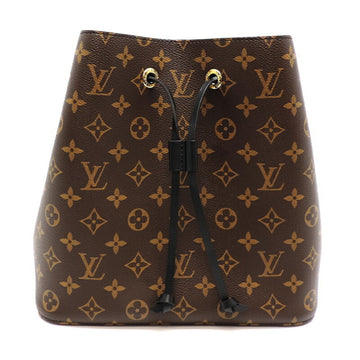 Louis Vuitton Neonoe Women's Shoulder Bag M44020 Monogram Brown Black