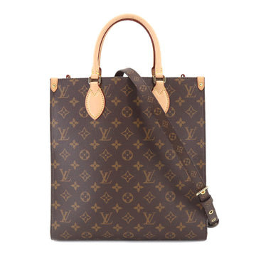 LOUIS VUITTON Monogram Sac Plat PM 2way Hand Shoulder Bag Brown M46263 RFID