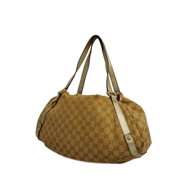 GUCCIAuth  Tote Bag 130736 Women's GG Canvas Beige