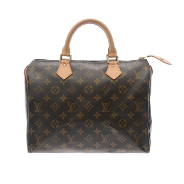 LOUIS VUITTON Monogram Speedy 30 Brown M41526 Women's Canvas Handbag