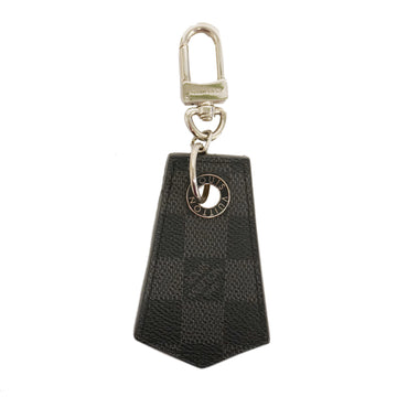 LOUIS VUITTONAuth  Damier Graphite Keychain Unshappe M67916 Keyring