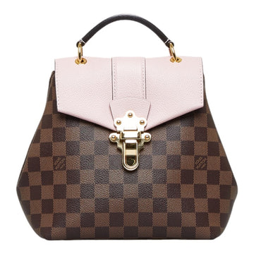 LOUIS VUITTON Damier Clapton Rucksack Backpack N42262 Magnolia Pink PVC Leather Women's