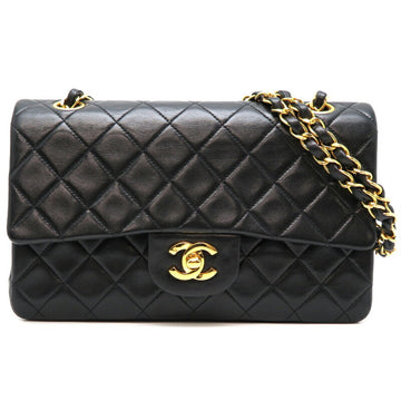 CHANEL Matelasse 23 Chain Shoulder Bag Women's Lambskin Black