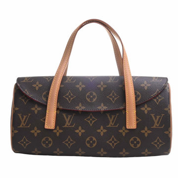 LOUIS VUITTON Monogram Sonatine Handbag M51902 Brown Women's