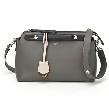 FENDI by the way medium multicolor leather Boston bag 8BL124 5QJ F03BL brown/dark gray/black