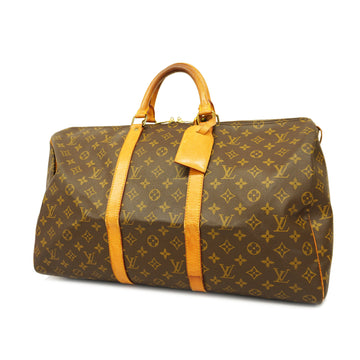 LOUIS VUITTONAuth  Monogram Keepol 50 M41426 Men,Women,Unisex Boston Bag