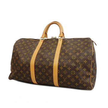 LOUIS VUITTONAuth  Monogram Keepol 50 M41426 Men,Women,Unisex Boston Bag