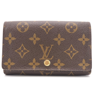 LOUIS VUITTON M61730 Portomone Vietresor Monogram Long Wallet Brown Unisex