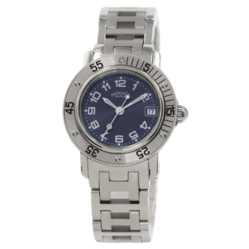 HERMES CL5.210 clipper diver watch stainless steel SS ladies