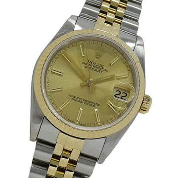 ROLEX Datejust 68273 N number watch boys automatic winding AT stainless steel SS gold YG combination polished