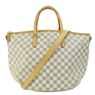 LOUIS VUITTON N48252 Riviera MM Damier Azur Tote Bag Canvas Women's