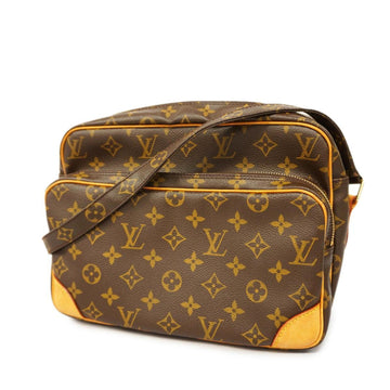 LOUIS VUITTON Shoulder Bag Monogram Nile M45244 Brown Ladies