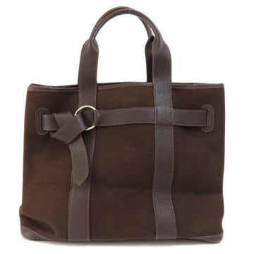 HERMES Suntulle Brown Tote Bag Canvas Women's