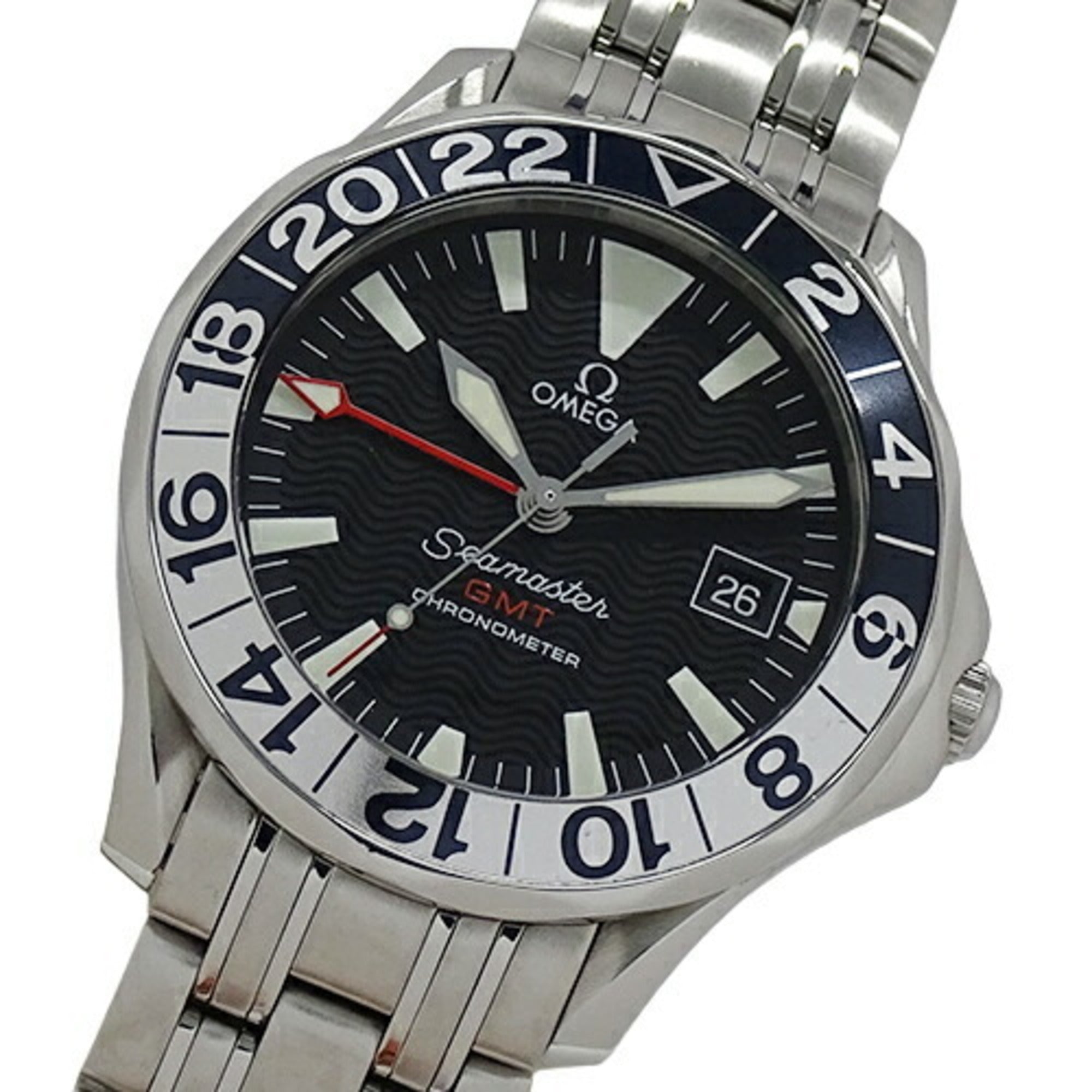 Omega seamaster 300m gmt best sale 50th anniversary