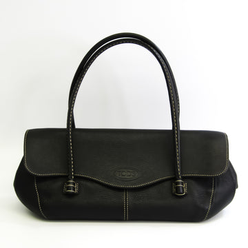 TOD'S Womens Leather Hand Bag Black