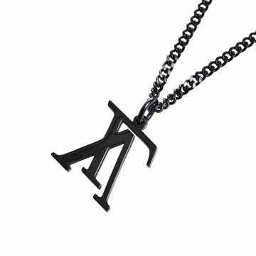 LOUIS VUITTON Collier LV Upside Down Necklace M62683 Black Men's