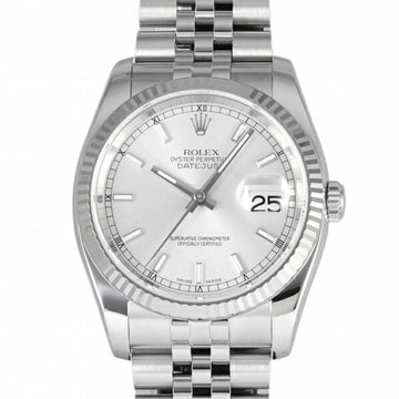 ROLEX Datejust 36 116234 silver dial watch men's