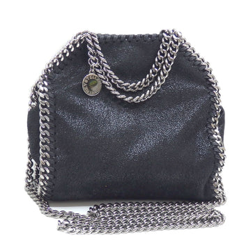Stella McCartney Chain Tote Bag Falabella Tiny Ladies Black Polyester 391698W91321000U Hand Shoulder Mini