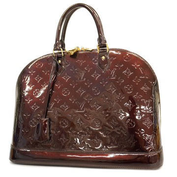 LOUIS VUITTONAuth  Monogram Vernis M93595 Women's Handbag Amarante