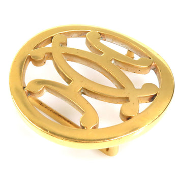 HERMES buckle metal gold unisex