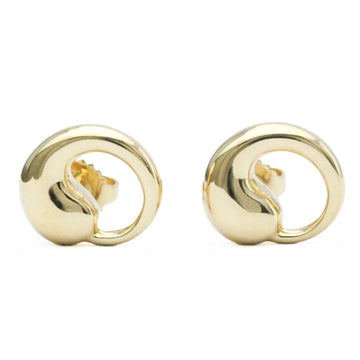 TIFFANY Eternal Circle Earrings No Stone Yellow Gold [18K] Stud Earrings Gold