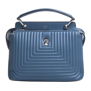 FENDI leather dot com small handbag 8BN299 blue ladies